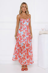 All Eyes Here Maxi Dress Blue