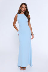 Glowing Goddess Maxi Dress Blue