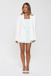 Modern Executive Tailored Blazer White