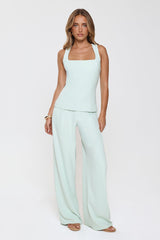 Minimalist Vibe Tailored Top Mint