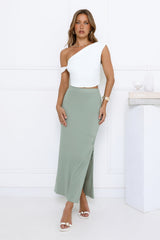 One Off Maxi Skirt Sage