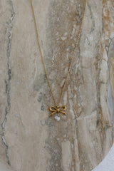 Coquette Charm Necklace Gold