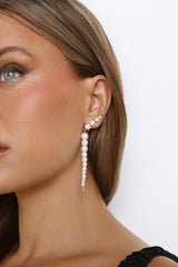 18k Gold Plated Afterparty Earrings Gold