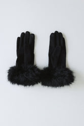Frosted Elegance Gloves Black