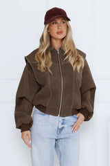 Chocolate Frosting Jacket Brown