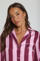Cosy In Love Long Sleeve Pajama Top Pink