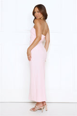 Fashion Forecast Strapless Maxi Dress Pink