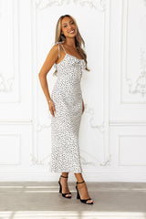 Botanical Gardens Midi Dress Cream