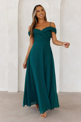 Luxurious Aurora Maxi Dress Teal