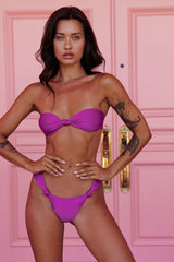 Lifeguard On Duty Swim Top Purple