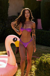 Lifeguard On Duty Swim Top Purple