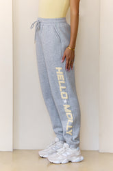 BASE Fleece Cuffed Sweatpants Grey Marle