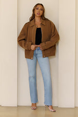 Out Now Jacket Brown