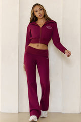 BASE For The Girls Zip Up Hoodie Berry