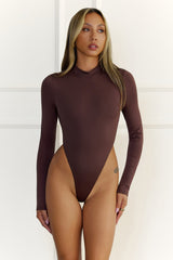 BASE Contour Soft Structure Long Sleeve Bodysuit Brown
