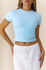 BASE Contour Ready Set Short Sleeve T-Shirt Blue