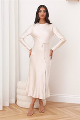 Luxury Invitation Maxi Dress Champagne