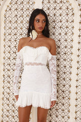 First Place Look Mini Dress White