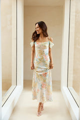 Kiss The Miss Maxi Dress Print