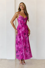 Electric Aura Maxi Dress Pink