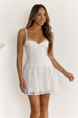 Choose Pretty Mini Dress White