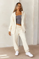 BASE Cuffed Sweatpants Cream