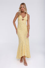 Effortless Glow Maxi Dress Yellow