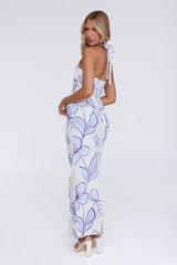 It Girl Moves Halter Maxi Dress White