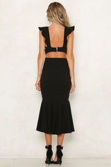 Only On Stage Midi Dress Black