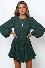 Once In A Blue Moon Dress Green
