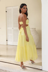 Magical Moments Maxi Dress Yellow