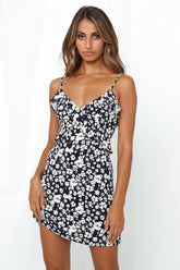 Dancing On A Wire Dress Navy