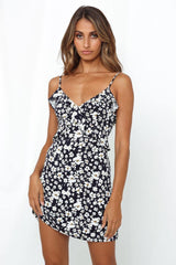 Dancing On A Wire Dress Navy