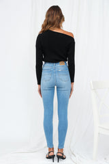 Dream Of A Different Kind Knit Top Black