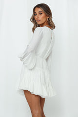 Once In A Blue Moon Dress White