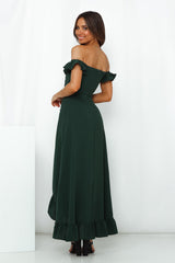 HELLO MOLLY Sweeter Than Honey Maxi Dress Green