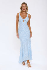 Effortless Glow Maxi Dress Blue