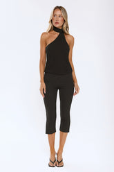 Enter In Style Crop Top Black
