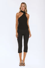 Enter In Style Crop Top Black
