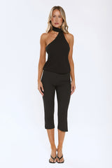 Enter In Style Crop Top Black