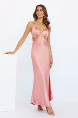Divine Energy Midi Dress Peach