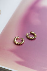 18K Gold Plated Effervescent Times Earrings