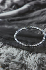 Cubic Zirconia Pearly Start Bracelet