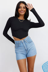 Hottie Moment Crop Black