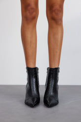 BILLINI Kaylie Ankle Boots Black Croc