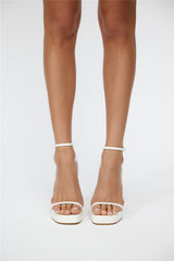 BILLINI Tahni Heels White