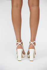 BILLINI Tahni Heels White
