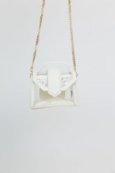 BILLINI Ari Cross Body Bag Clear White
