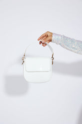 BILLINI Harper Cross Body Bag White Croc