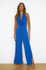 Party Now Jumpsuit Blue
